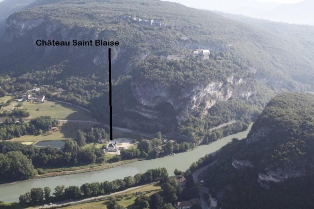 Au Chateau Saint Blaise Virignin Exterior foto